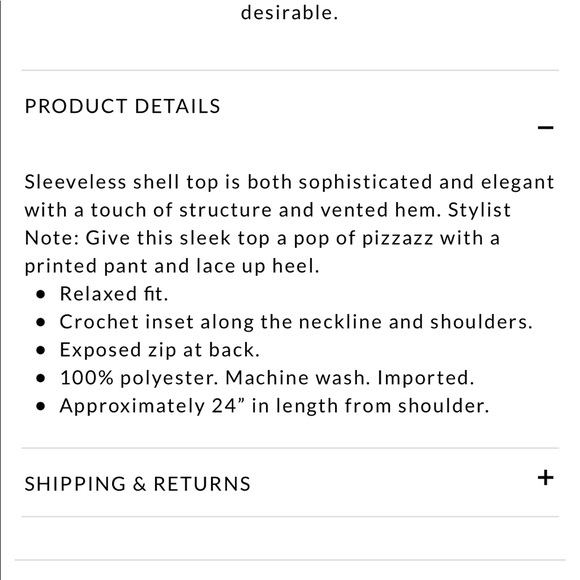 WHBM / Shell Top - Picture 7 of 7